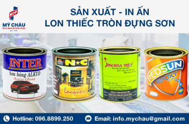 MANUFACTURING PAINT TIN CANS - MY CHAU METAL PACKAGING & PRINTING